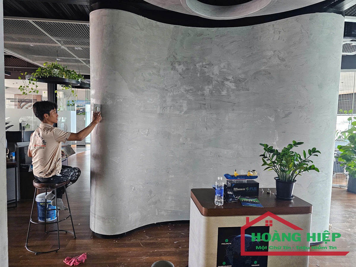 Sơn hiệu ứng bê tông - Xu hướng mới trong kiến trúc hiện đại 3 Sơn nội thất bê tông có tính ứng dụng cao trong cuộc sống